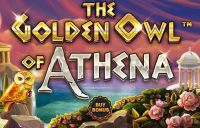 The golden owl of Athena by betsoft logo