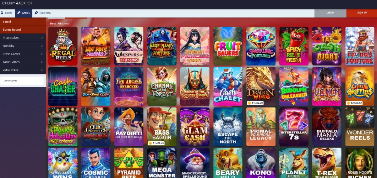 Cherry Jackpot Casino Games Collection