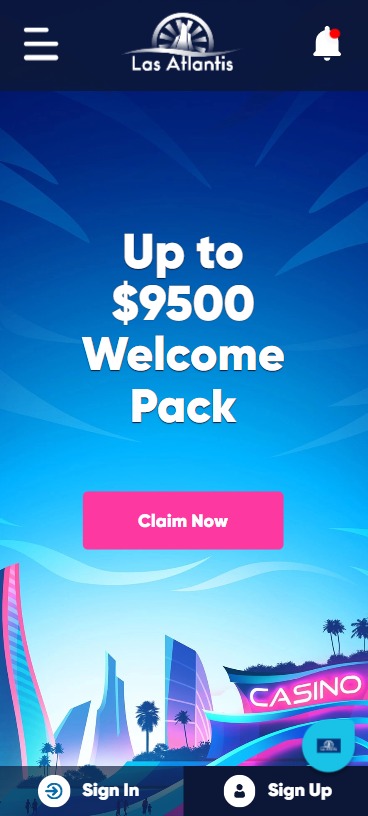 Las Atlantis Mobile Homepage