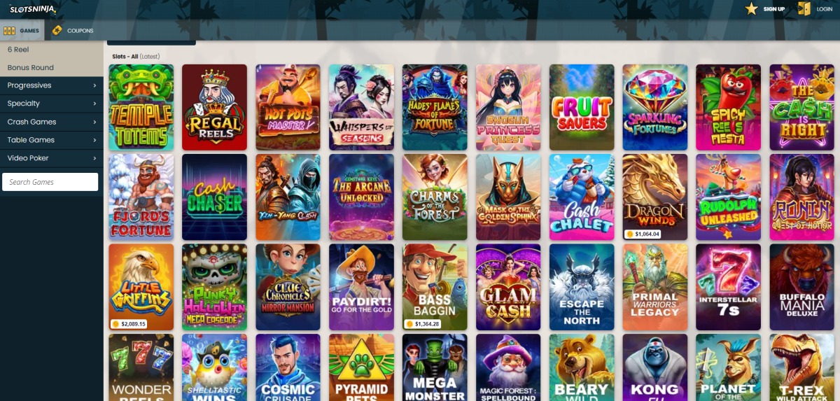 Slots Ninja Casino Games Collection