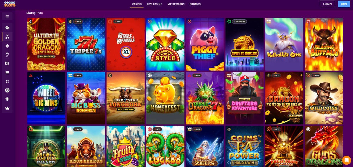 Super Slots Casino Games Collection