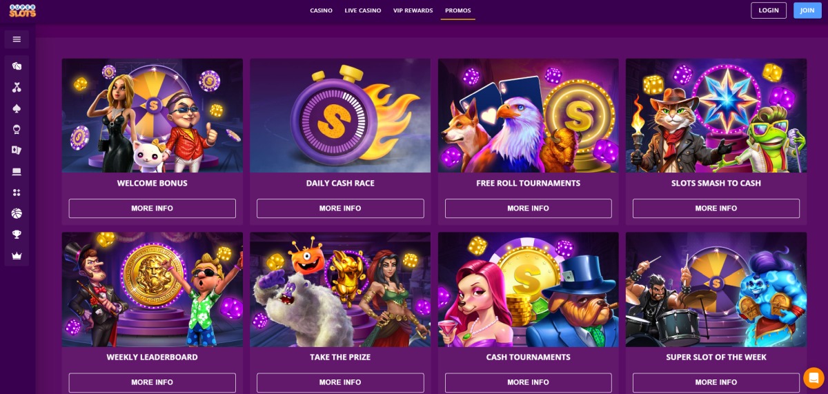 Super Slots Casino Promotions