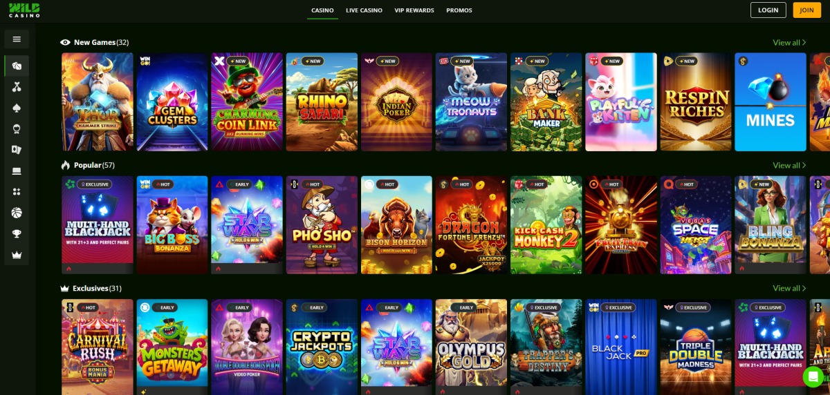 Wild Casino Games Collection