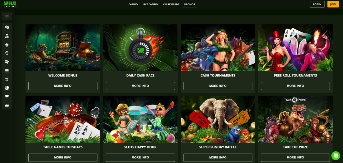 Wild Casino Promotions