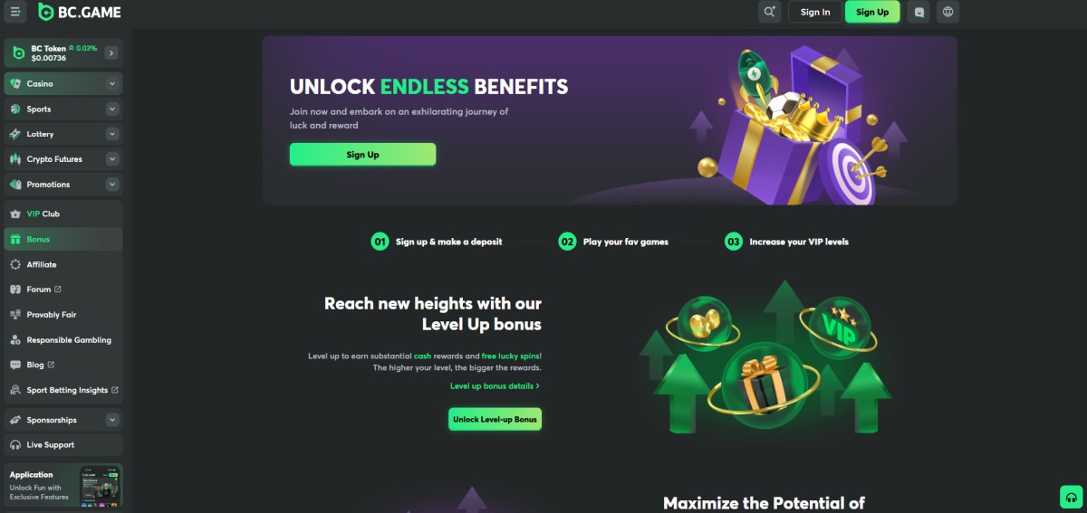 BC.Game Casino Promotions