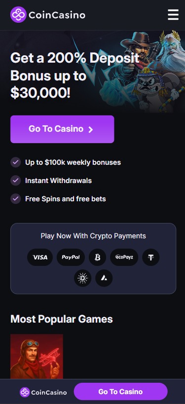 CoinCasino Mobile
