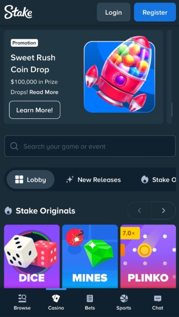Stake Casino Mobile