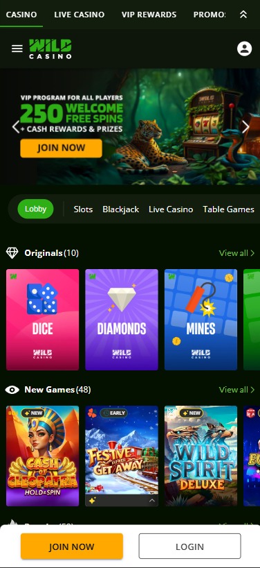 Wild Casino Mobile